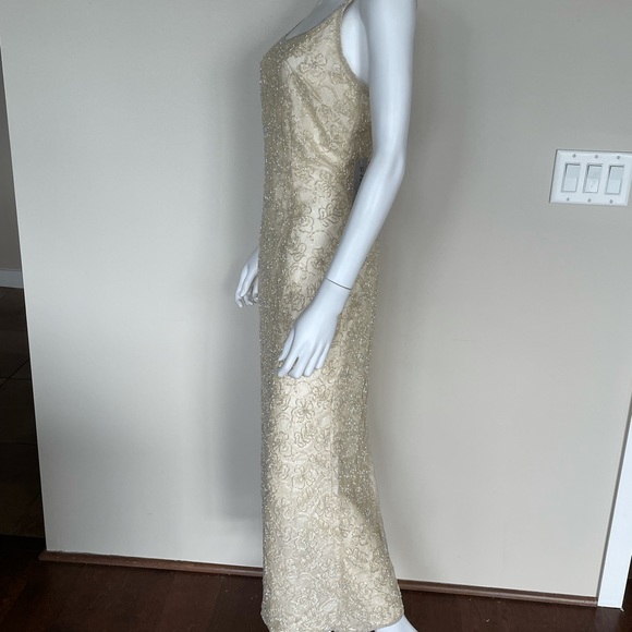 Vintage Dead Stock NWT Beaded Wedding Bride Gown - Picture 5 of 10